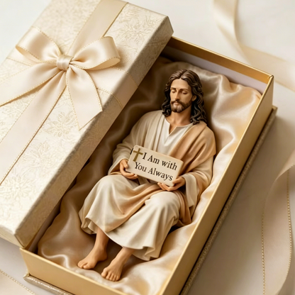 ✝️ Handcrafted Jesus Figurine – Peaceful Faith-Inspired Desk Decor 🙏