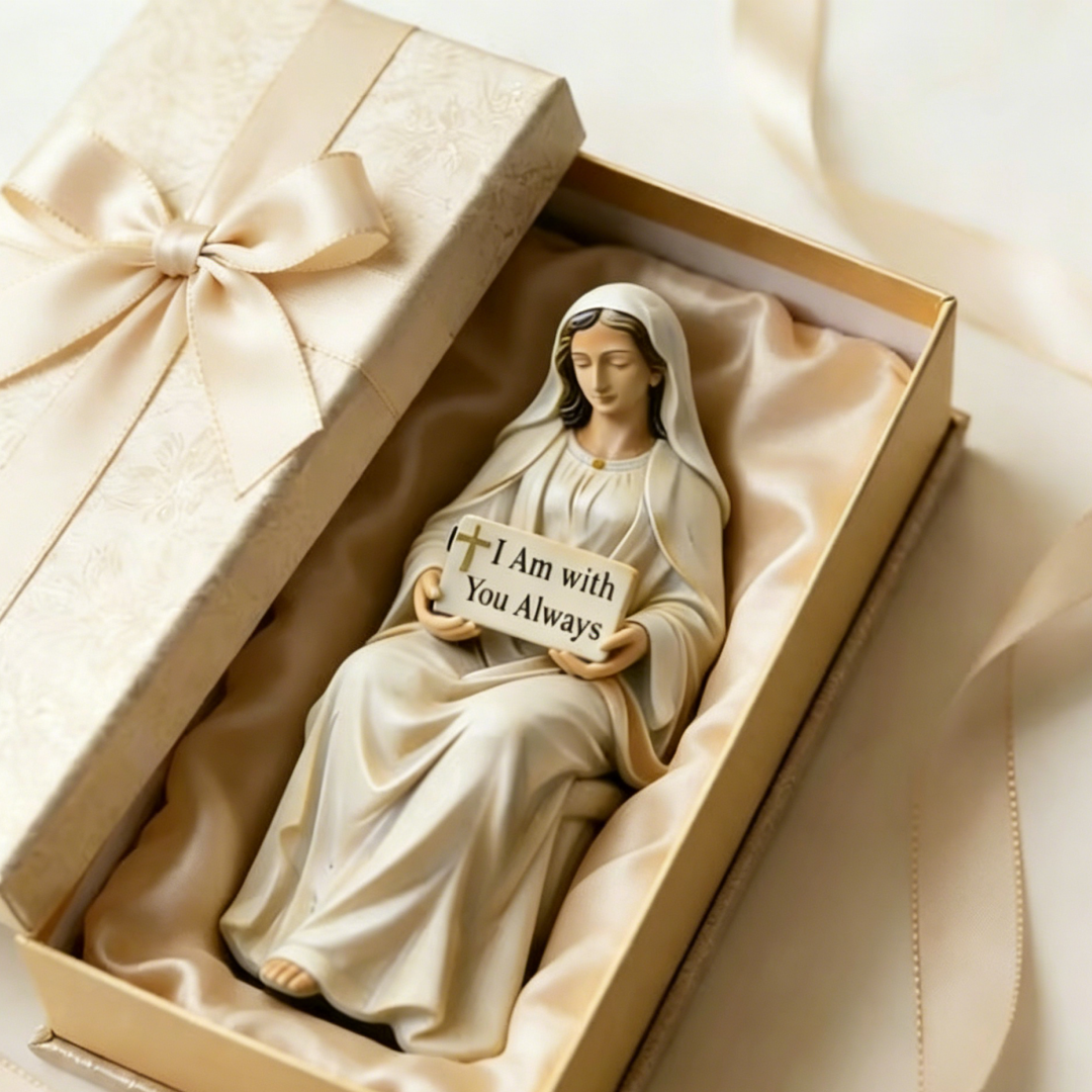 ✝️ Handcrafted Jesus Figurine – Peaceful Faith-Inspired Desk Decor 🙏