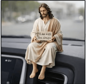 ✝️ Handcrafted Jesus Figurine – Peaceful Faith-Inspired Desk Decor 🙏